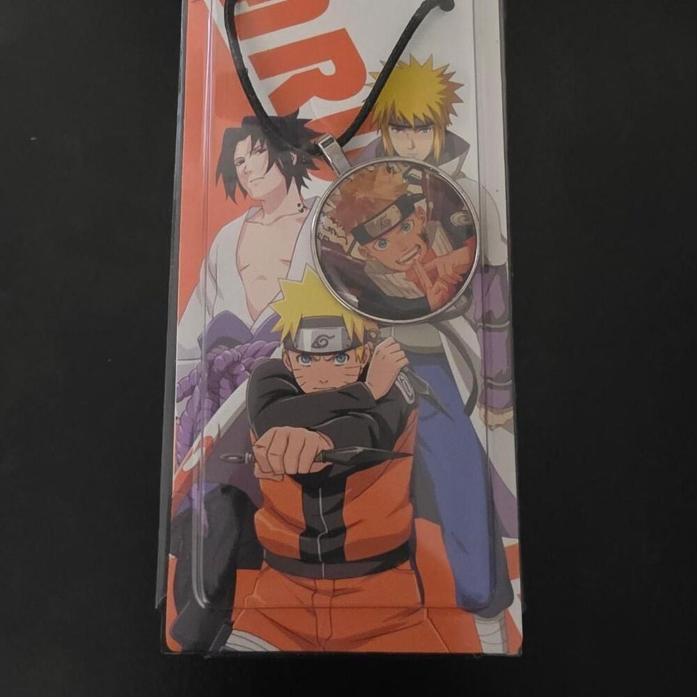 Naruto metal pendant necklace
